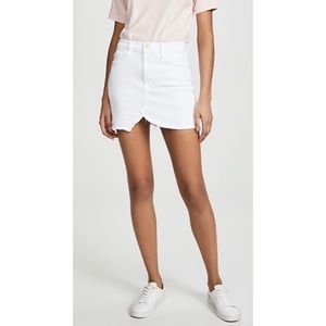 Frame Denim | white denim skirt